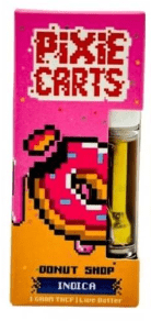 Pixie Carts Donut Shop Live Badder Thc-P Cartridge – 1 Gram