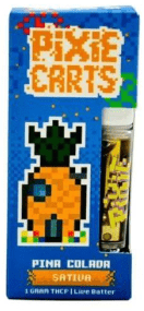 Pixie Carts Pina Colada Live Badder Thc-P Cartridge – 1 Gram
