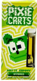 Pixie Carts White Gummy Live Badder Thc-P Cartridge – 1 Gram