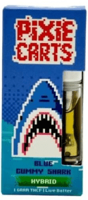 Pixie Dust Carts Blue Gummy Shark Live Badder Thc-P Cartridge – 1 Gram