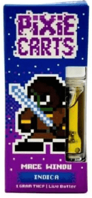 Pixie Dust Carts Maze Windu Live Badder Thc-P Cartridge – 1 Gram