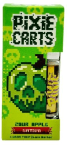 Pixie Dust Carts Sour Apple Live Badder Thc-P Cartridge – 1 Gram