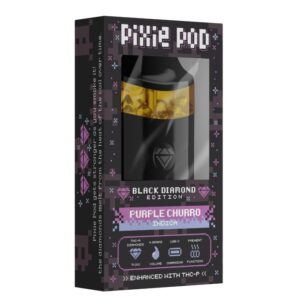 Pixie dust brand | Pixie pod 4g black diamond edition Purple Churro THCa + THCP 4ml Vape
