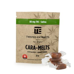 Cara Melts | Sativa | 80mg THC | Twisted Extracts
