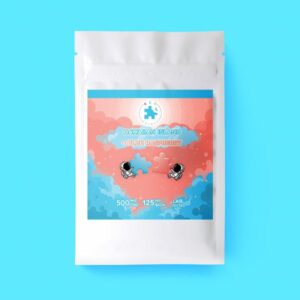 Hawaiian Island & Blue Raspberry Puzzle CBD Gummies | 500mg | Keo Edibles